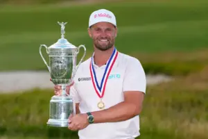 Wyndham Clark holds off Sam Burns to win 2nd U.S. Open title