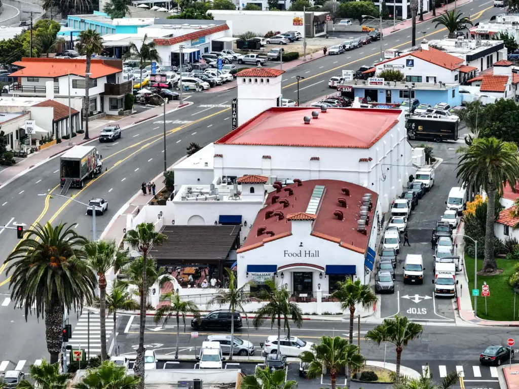 Opening day at Miramar Food Hall in San Clemente on...