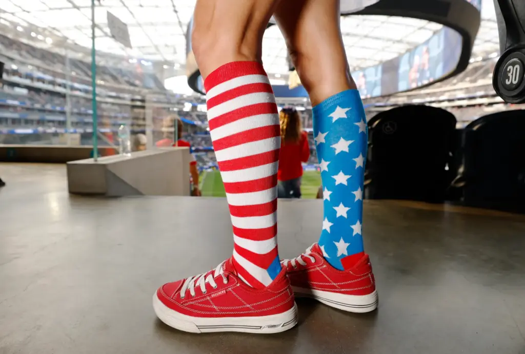 Fans attend the United States vs. Turkey FIFA World Cup...