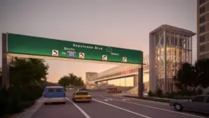 Sepulveda Boulevard lane closures to begin for LAX pedestrian bridge work