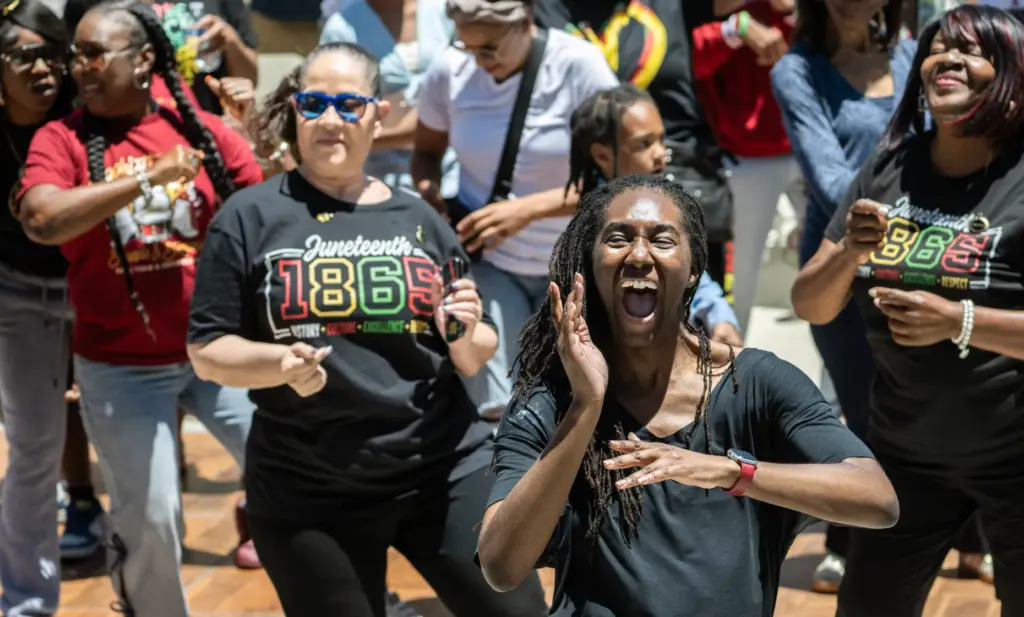The OC Juneteenth Celebration at the Great Park in Irvine...