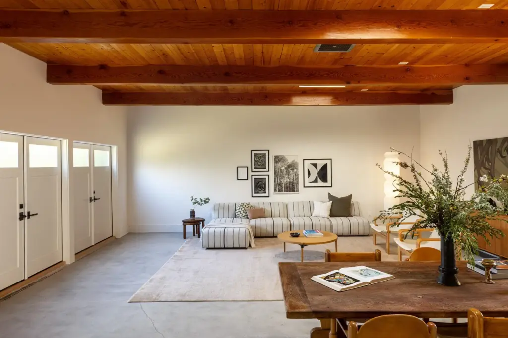 The main living space of the one-bedroom, one-bathroom studio. (Photo...