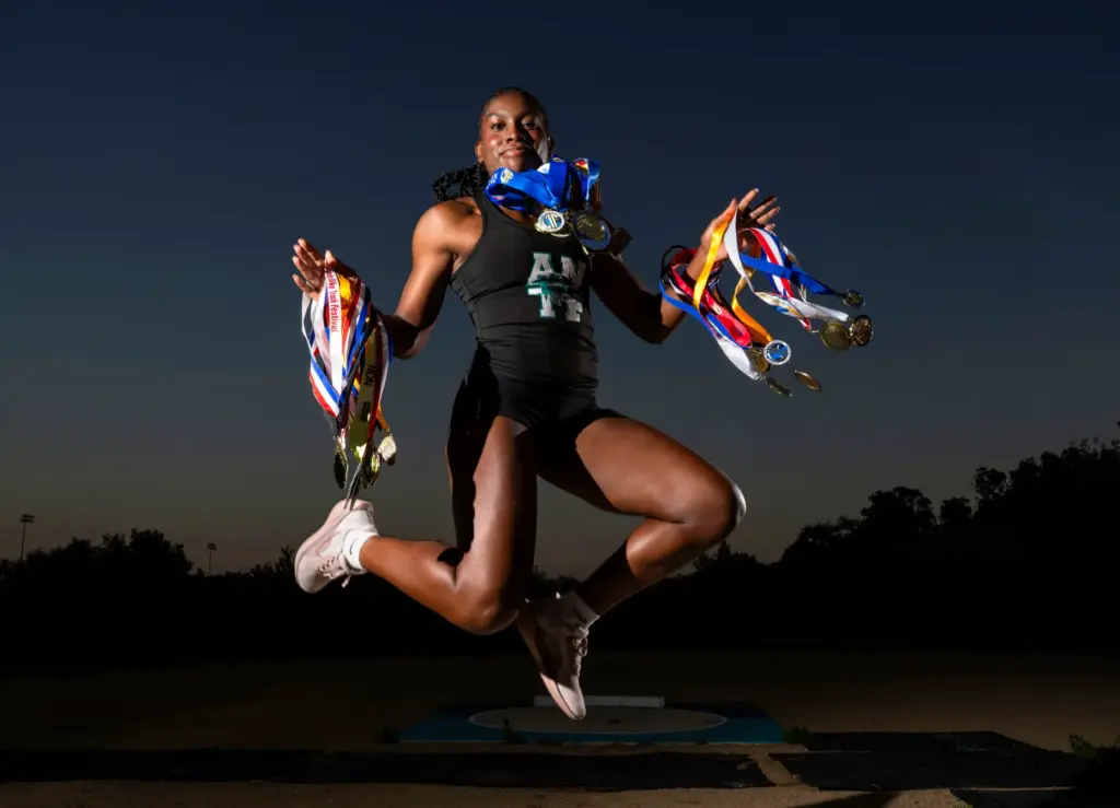 Girls Athlete of the Year Jaslene Massey of Aliso Niguel...