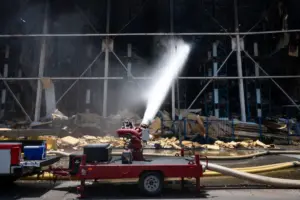 Fire officials declare ‘knockdown’ of Boyle Heights warehouse blaze