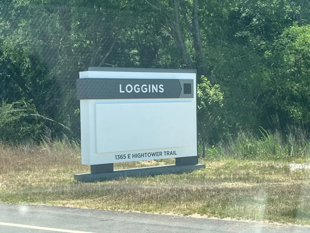 The development site of an Immigration and Customs Enforcement detention center in Social Circle, Georgia.