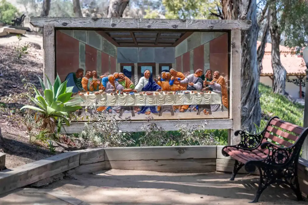 The â15 Stations of the Crossâ by artist Lance Jost...