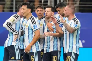 World Cup: Messi scores record-breaking goals as Argentina tops Austria