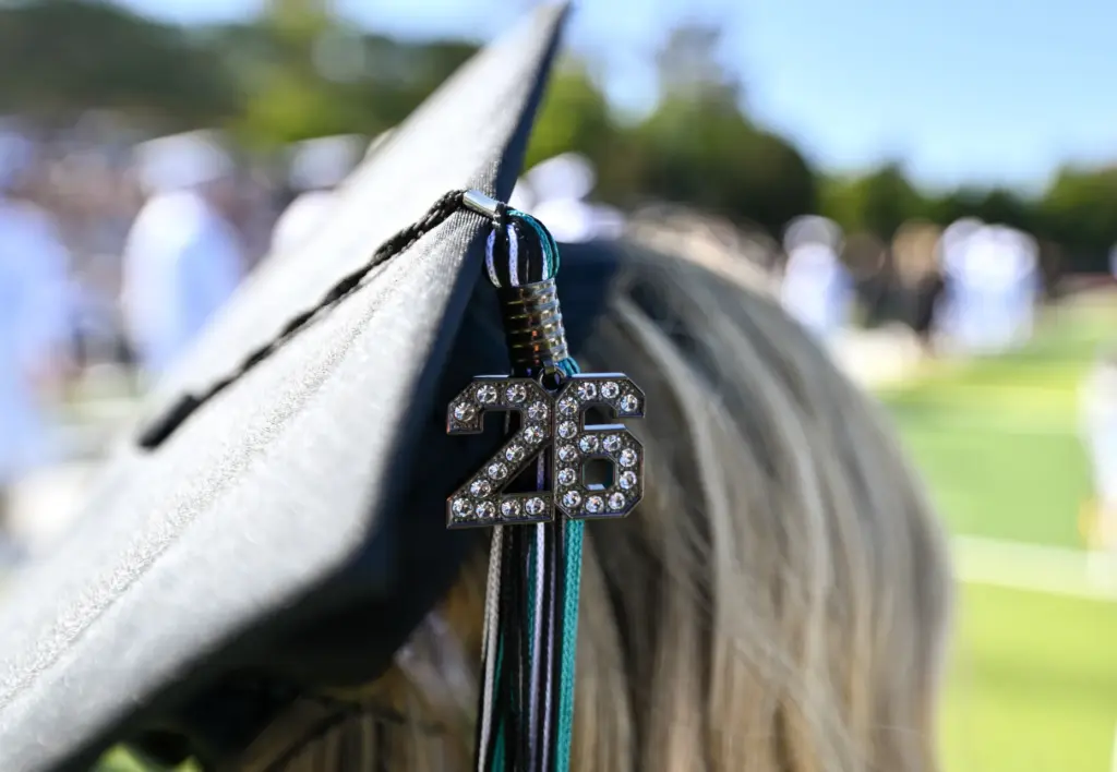 A 2026 tassel during the Aliso Niguel High Schoolâs commencement...