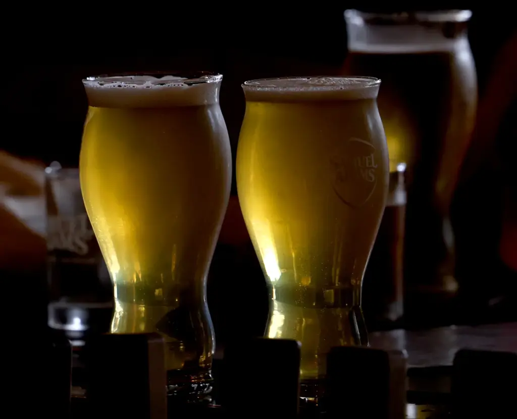 Samuel Adams Tap Room beer. (Mark Stockwell/Boston Herald)