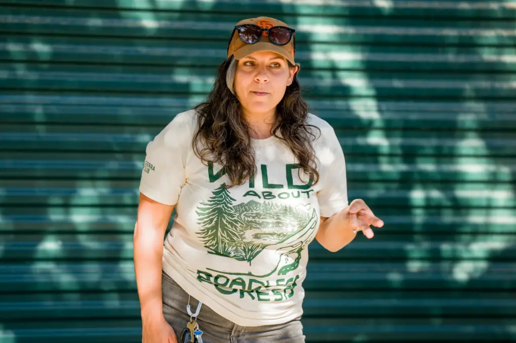 Mary Lunetta, National Conservation Strategist for the Sierra Club, speaks...