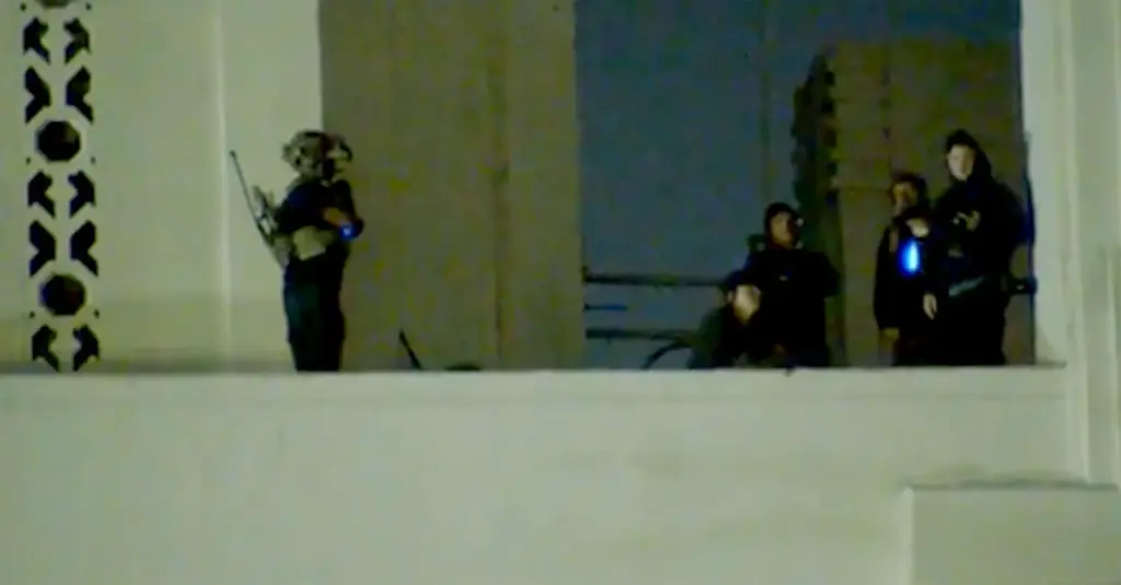 Residents were subjected to the sounds of gunfire, flashbangs and...