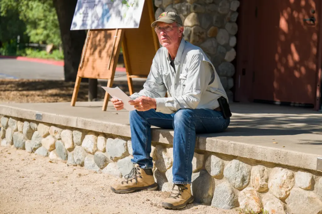 Ron Vanderhoff of the California Native Plant Society speaks during...