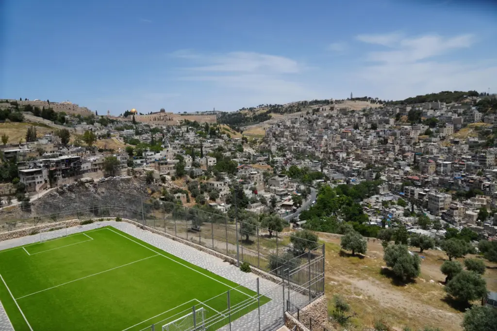 A view of the Silwan neighborhood of east Jerusalem.