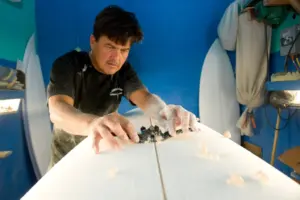 Surfboard shaper Timmy Patterson survives near-death surf session off Dana Point