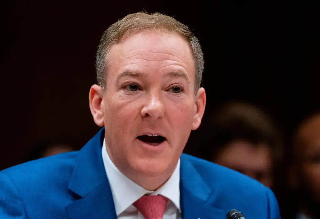 Environmental Protection Agency administrator Lee Zeldin testifies in the Senate.