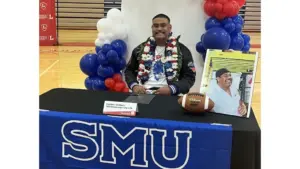 Orange Lutheran’s Sam Utu is the Orange County Boys Athlete of the Year