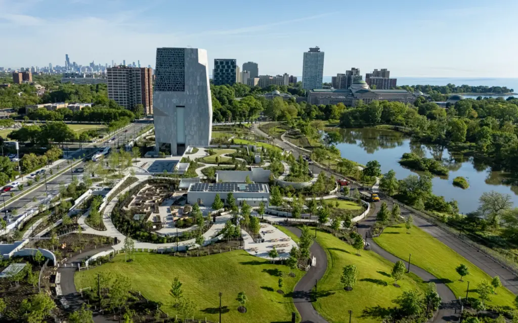 The Obama Presidential Center on June 3, 2026, as it...