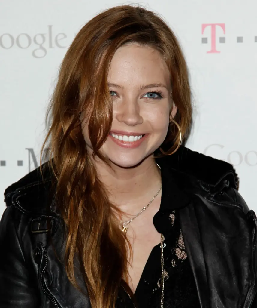 Daveigh Chase arrives at the Google and T-Mobile party celebrating...