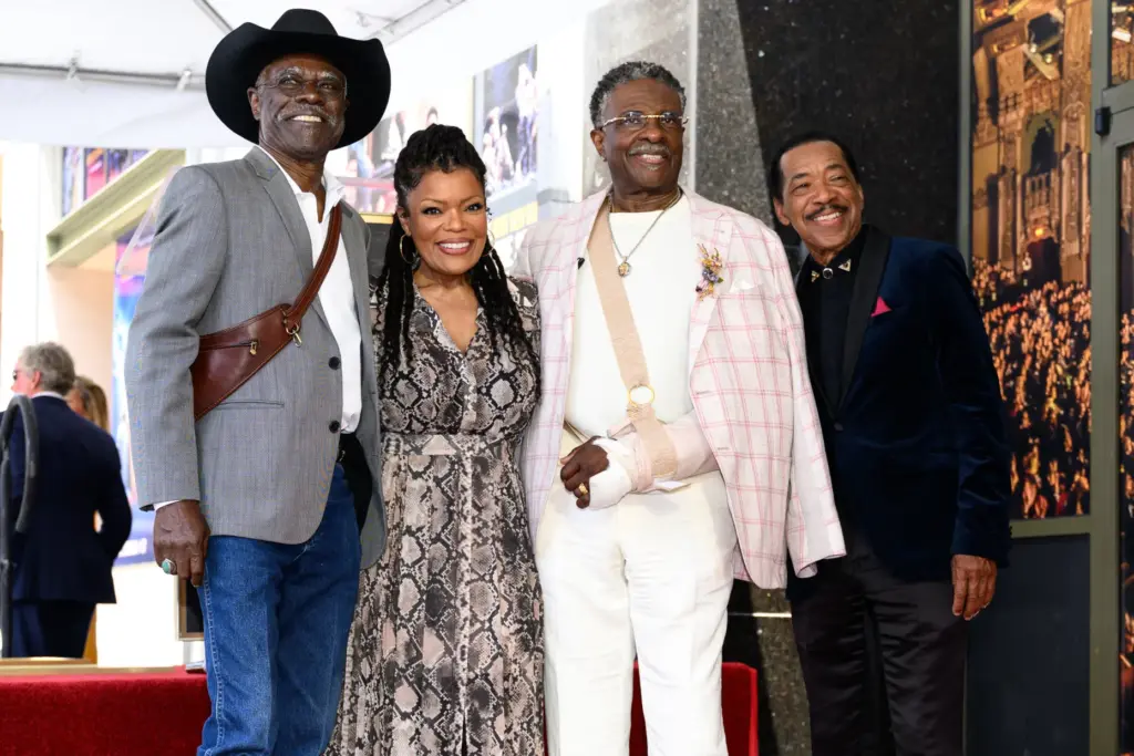 Glynn Turman, Yvette Nicole Brown and Obba BabatundÃ© pose with...