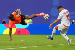 World Cup: Netherlands rolls over Tunisia in rain to win Group F