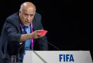 Head of Palestinian soccer says he wasn’t granted US visa to attend World Cup