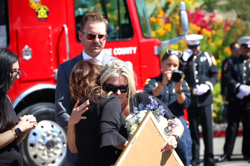 A ceremony Friday honored Cal Fire Assistant Chief Josh Bischof,...