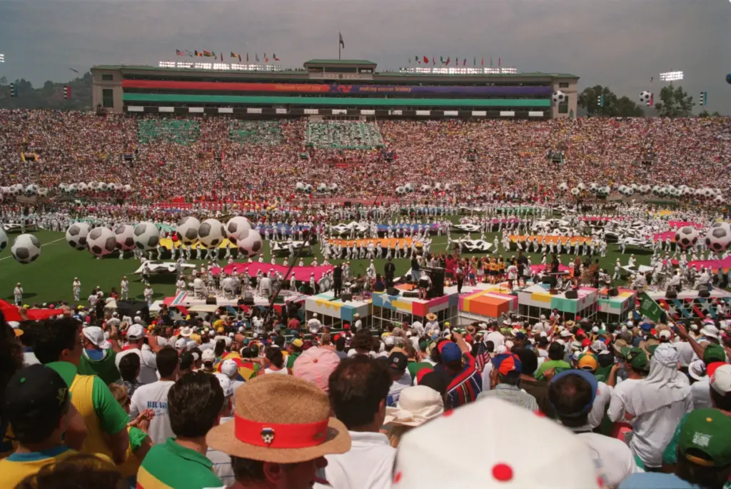 The closing ceremony of the 1994 World Cup Final on...