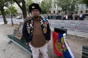 A Russian artist who was critical of Putin is killed near his home in Poland