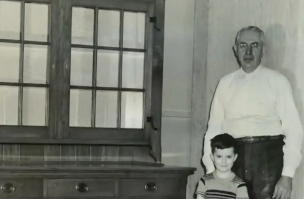 Laguna Woods resident John Peters is seen at age 5...