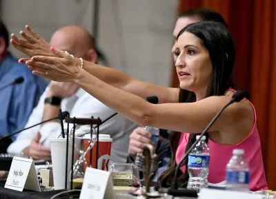Chino Valley Unified School District board President Sonja Shaw, seen...