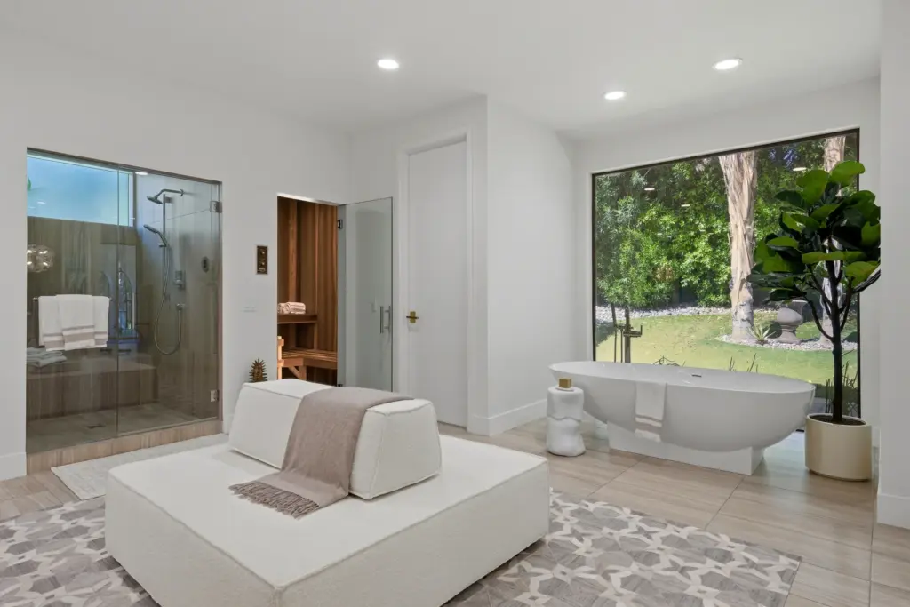 The primary bathroom. (Photo by Mark Karlstrom)