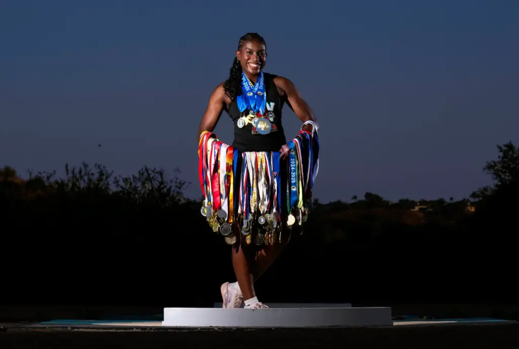 Girls Athlete of the Year Jaslene Massey of Aliso Niguel...