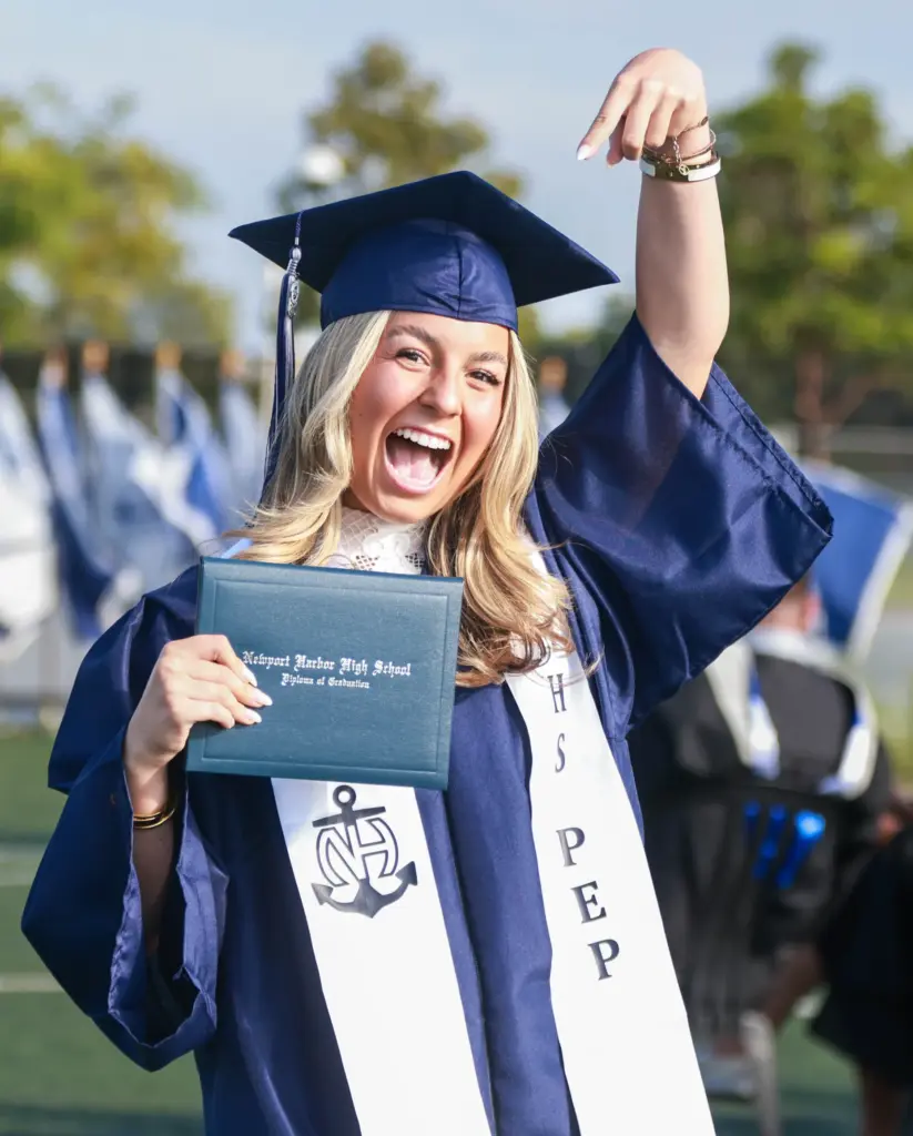 Summer Murray Graduates from Newport Harbor High School. The ceremony...