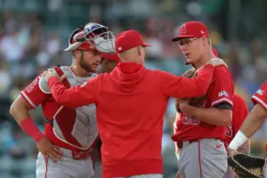 Angels can’t dig out of early hole against Gage Jump, A’s