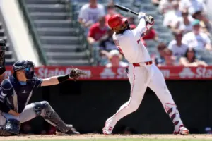 Angels’ Jo Adell getting his best swing back