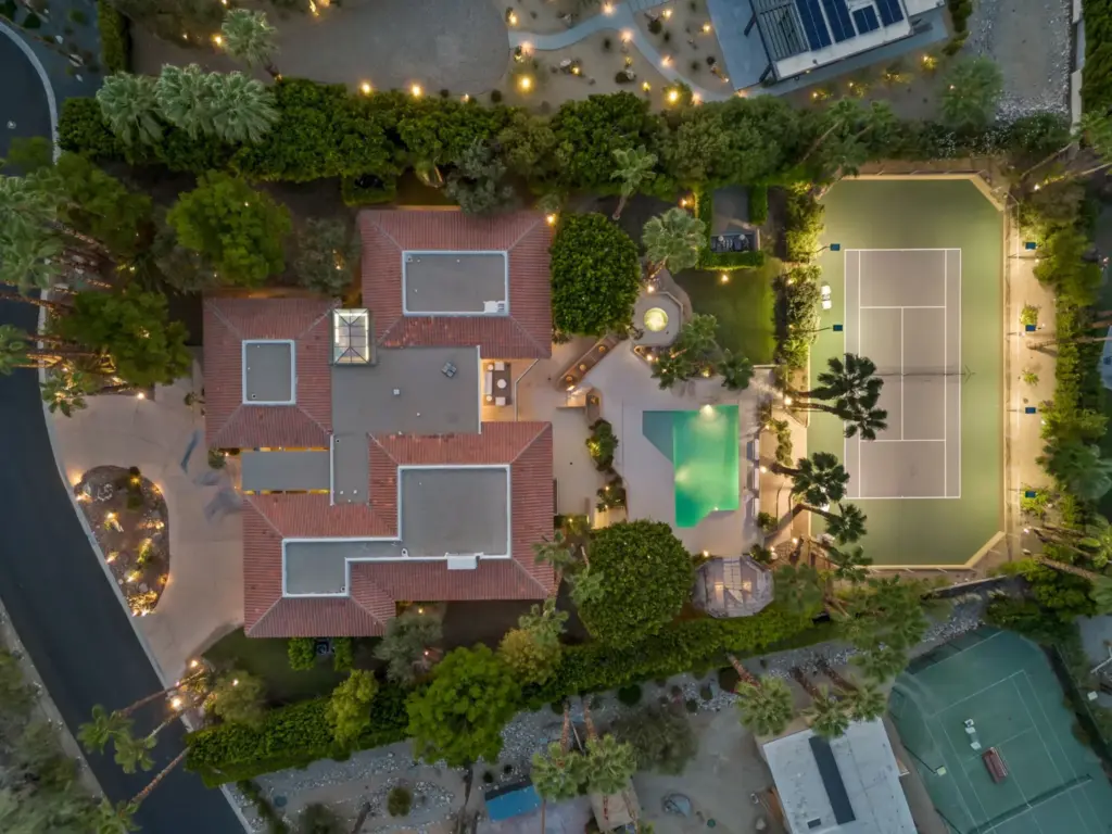 A bird’s-eye view of the property. (Photo by Mark Karlstrom)