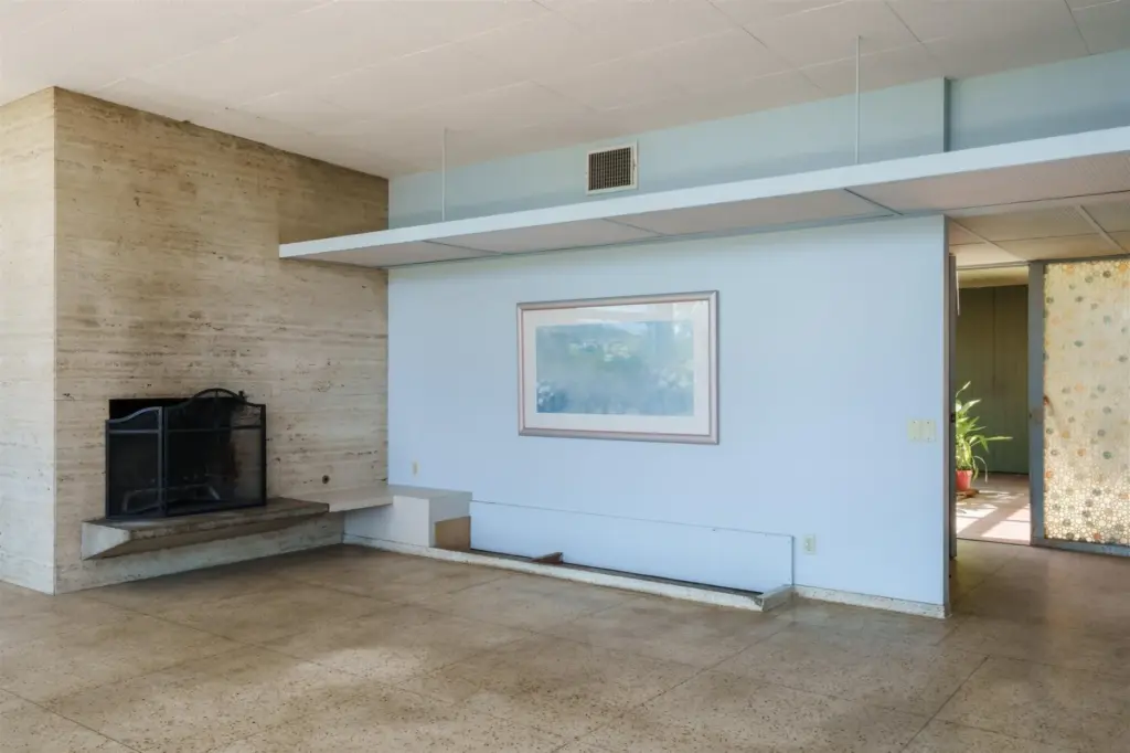 The living area. (Photo by David Fitzgerald for Sothebyâs International...