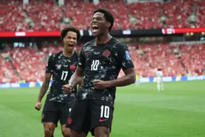 World Cup: Jonathan David’s hat trick leads Canada to historic rout of Qatar