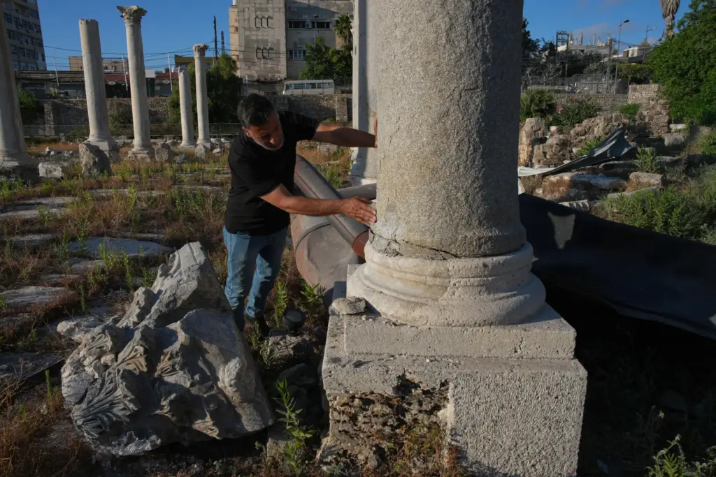 Adnan Istanbuli, an employee at the Directorate General of Antiquities,...