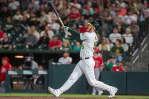 Angels squander 7-run lead, lose to A’s in 10th inning