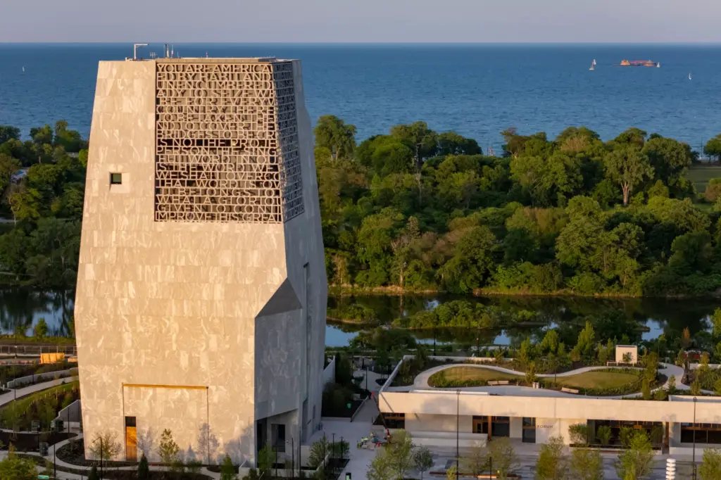The Obama Presidential Center on June 3, 2026, before its...