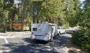 Man rescued after falling into vault toilet at California campground
