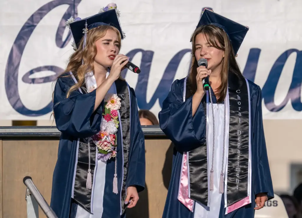 Kendall McClelland and Claire Vincent perform âLandslide,â by Fleetwood Mac...