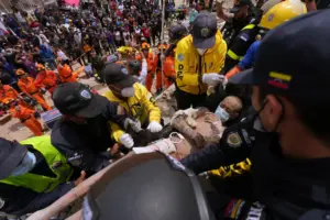 From the rubble in Venezuela, an unexpected story of survival cuts through days of tragedy