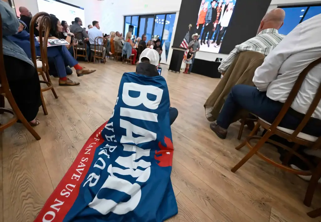 A supporter of GOP gubernatorial candidate and Riverside County Sheriff...