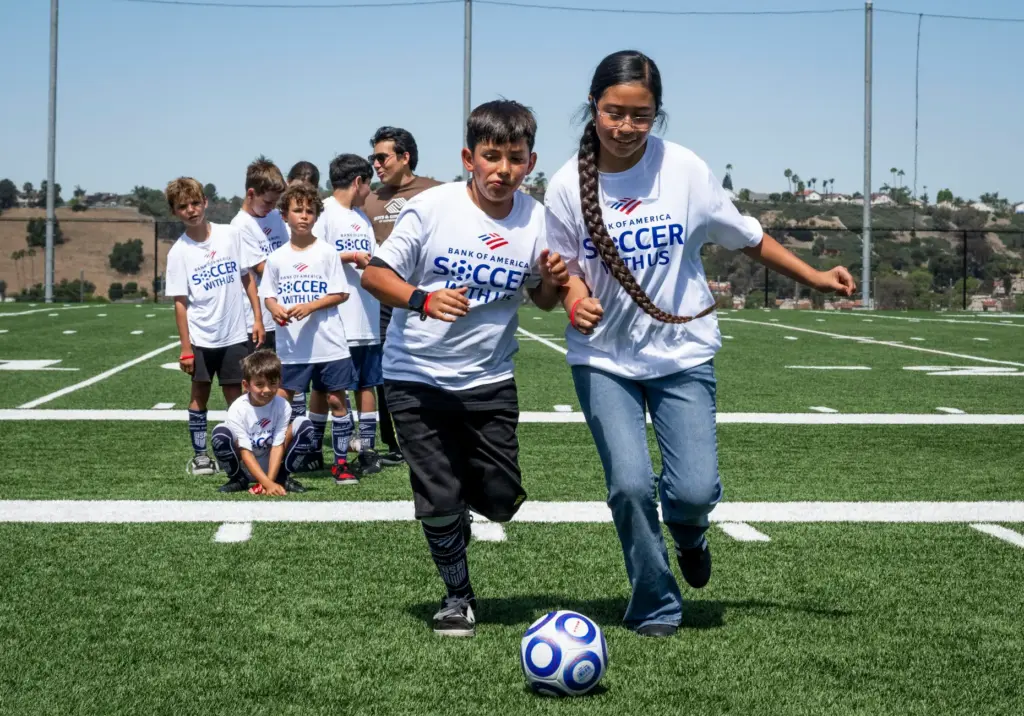 Michael and Shayla, from the Boys & Girls Club of...