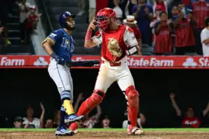 Anxiety over roster spot pushes Angels’ Logan O’Hoppe to change