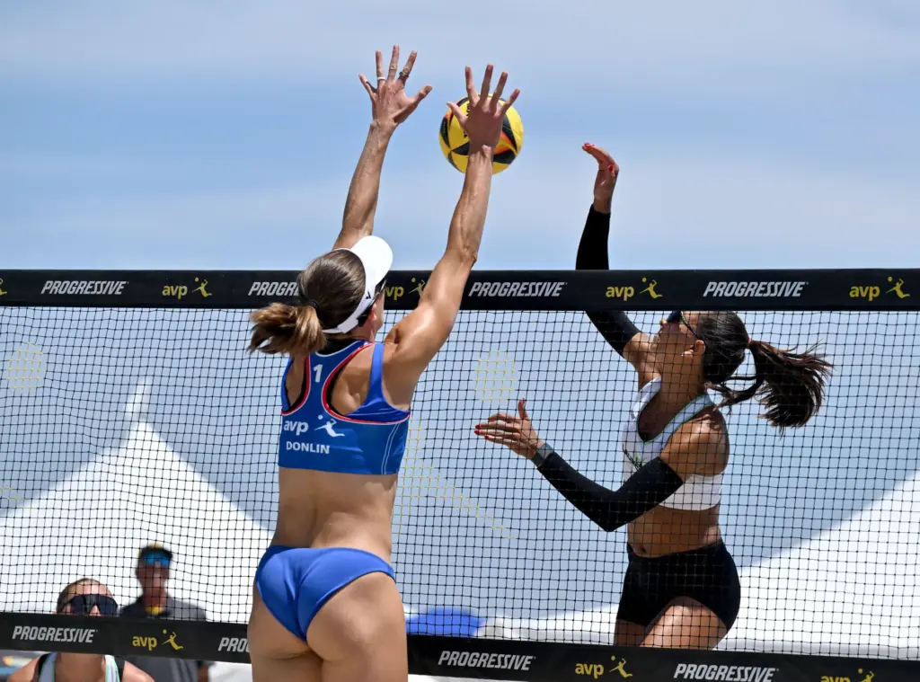 L.A. Launchâs Alaina Chacon hits against Brooklyn Blazeâs Julia Donlin...