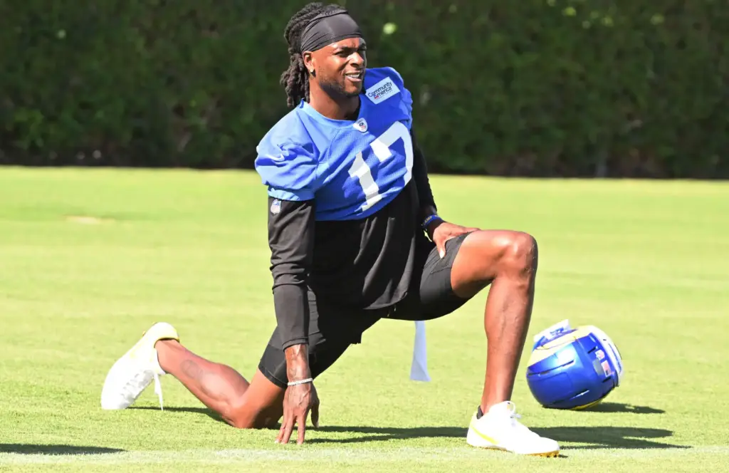 Rams wide receiver Davante Adams during the first day of...