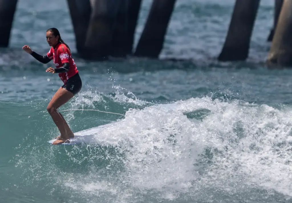 Honolua Blomfield of Haleiwa, Hawaii, who holds three World Longboard...